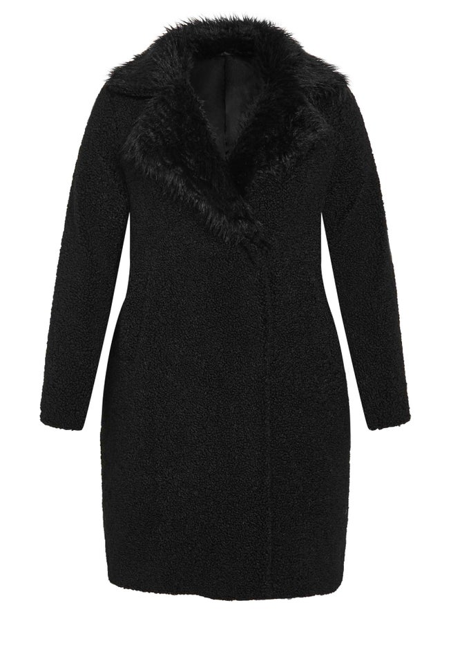 Teddy Faux Fur Jacket image number 1