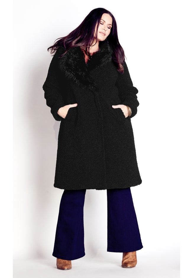 Teddy Faux Fur Jacket image number 5