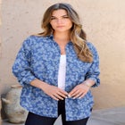 Plus Size Kate Long Sleeve Easy Cotton-Blend Button-Front Shirt image number 0