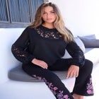 Plus Size Pullover Sweater with Cutout Detail image number 0