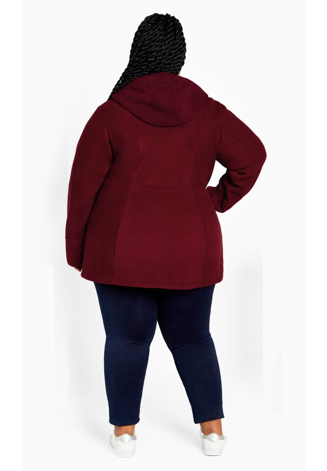 Fleece Hood Coat image number 1