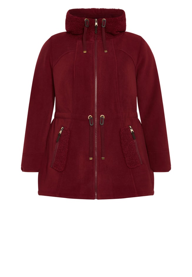 Fleece Hood Coat image number 2