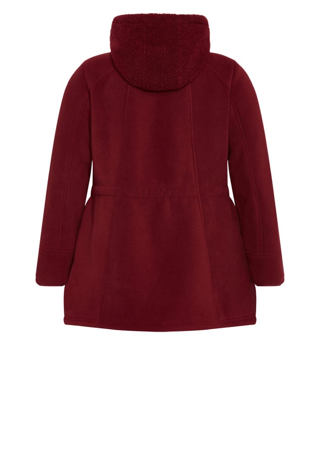 Fleece Hood Coat image number 4