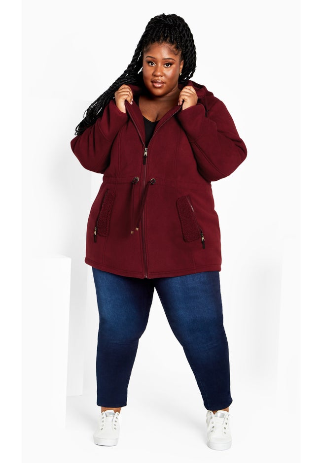 Fleece Hood Coat image number 6