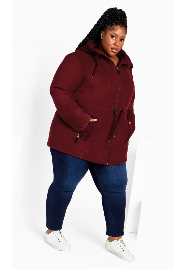 Fleece Hood Coat image number 7