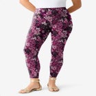 Plus Size Essential Stretch Ankle Length Pull-On Legging image number null