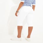 Stretch Denim Capri Pant image number 3