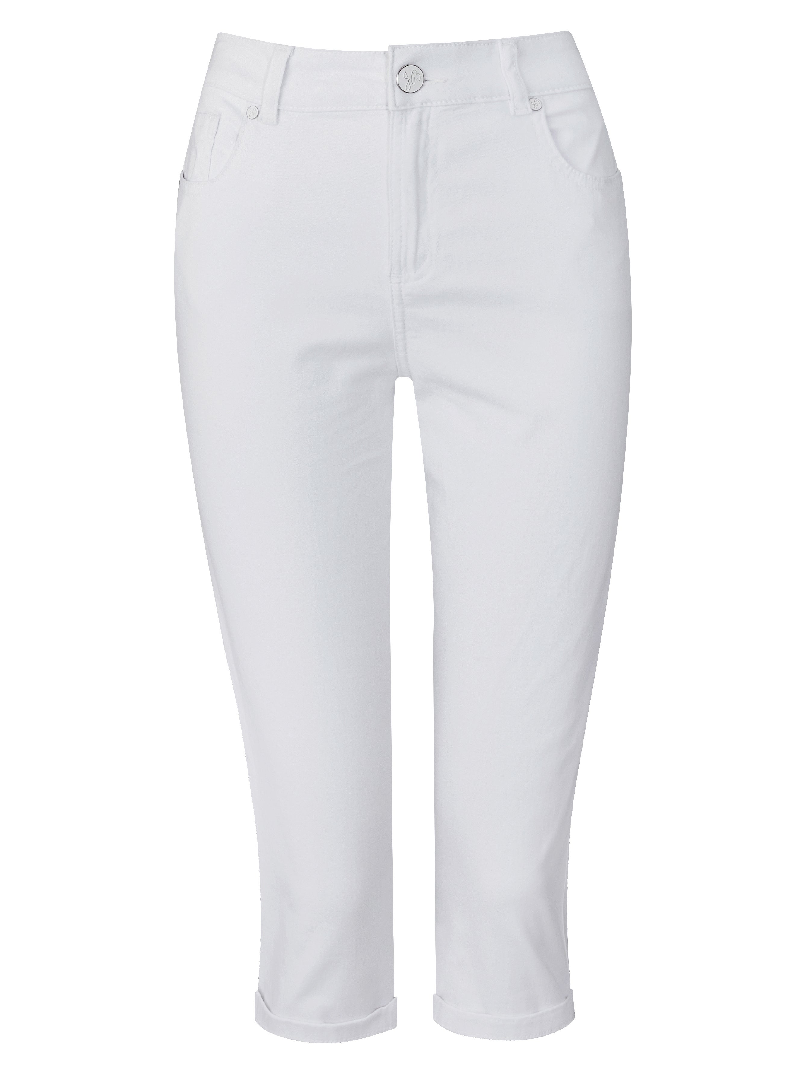 Stretch Denim Capri Pant image number 4