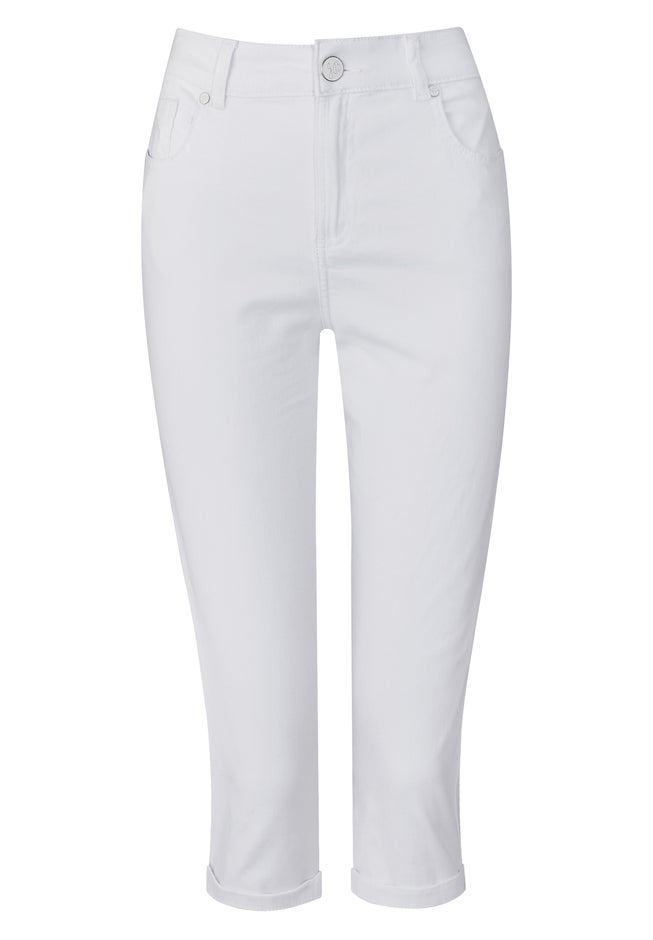 Stretch Denim Capri Pant image number 4