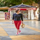 Stretch Denim Capri Pant image number 3