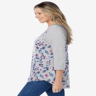 Three-Quarter Sleeve Baseball Tee image number null