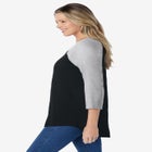 Three-Quarter Sleeve Baseball Tee image number null