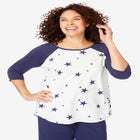 Three-Quarter Sleeve Baseball Tee image number null