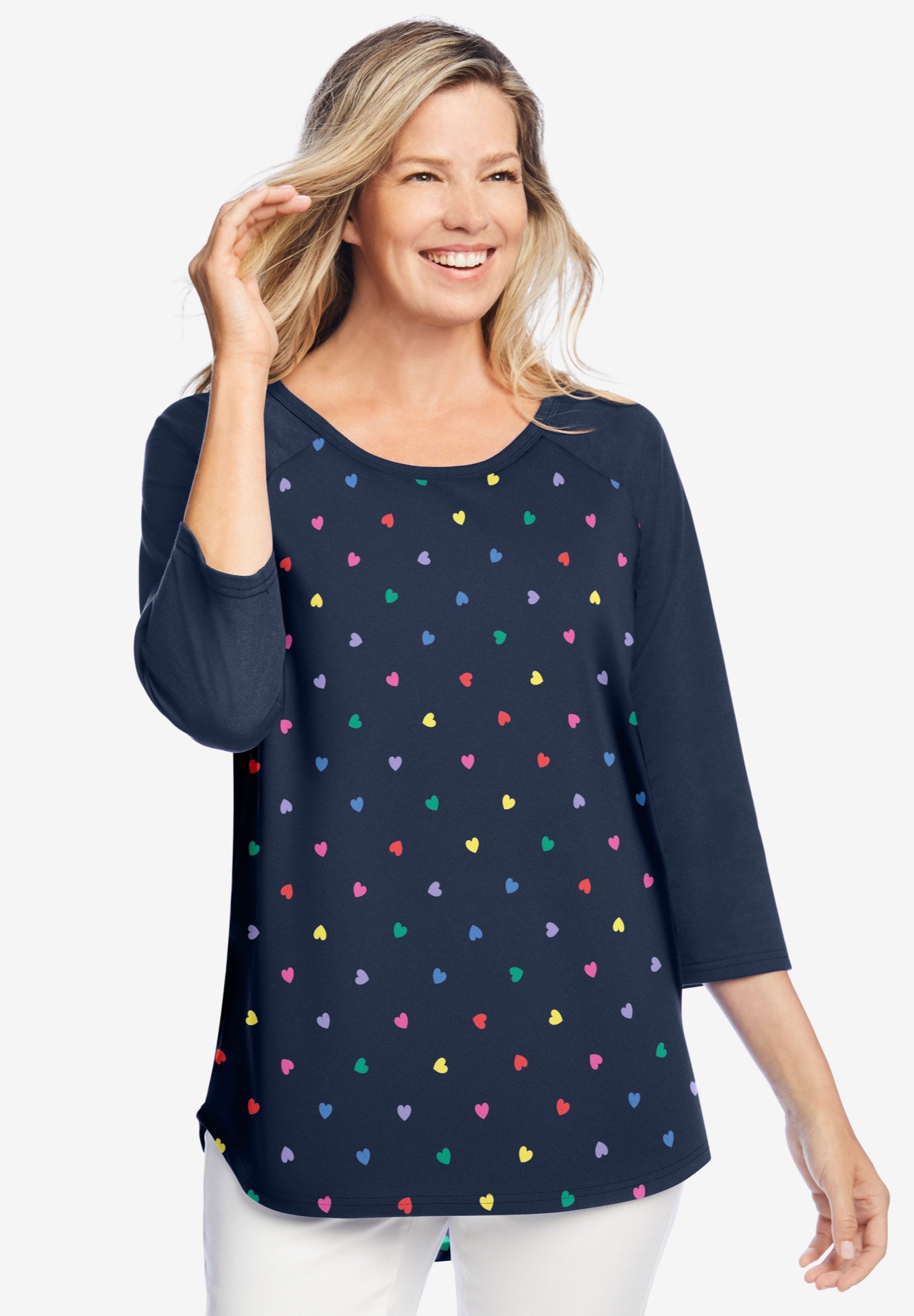 Three-Quarter Sleeve Baseball Tee image number 0