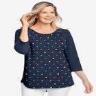 Three-Quarter Sleeve Baseball Tee image number null