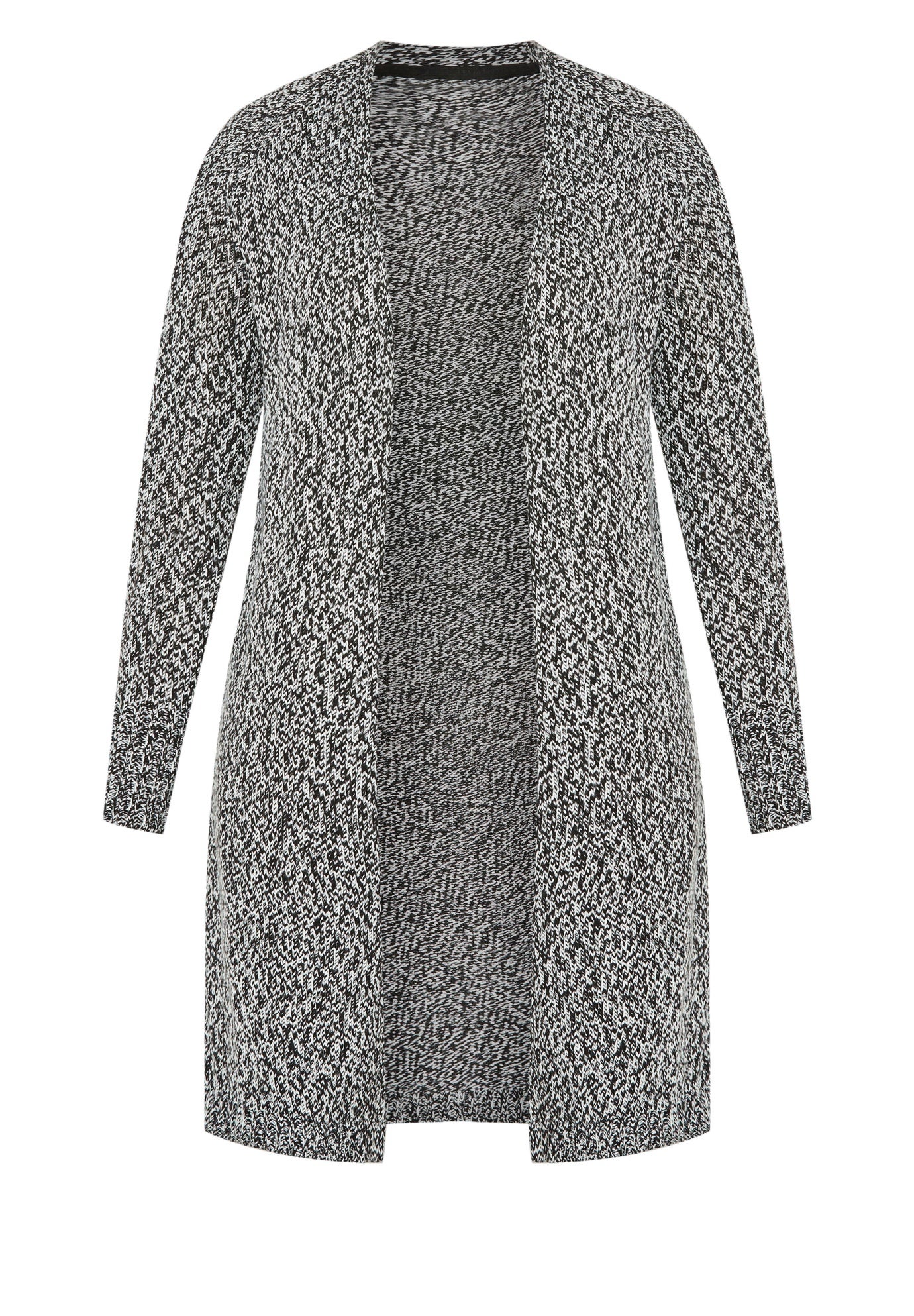 Charmed Collarless Longline Cardigan image number 3