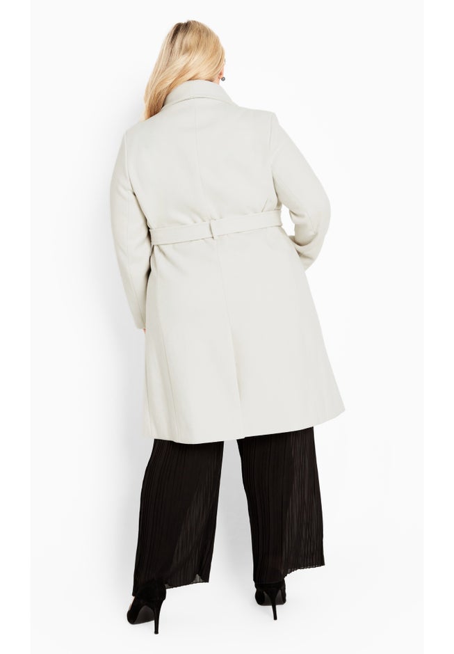 Isla Wrap Waist Tie Coat image number 3