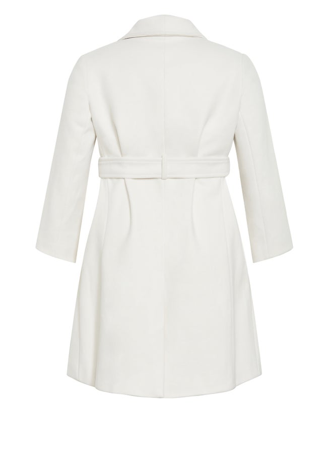 Isla Wrap Waist Tie Coat image number 7