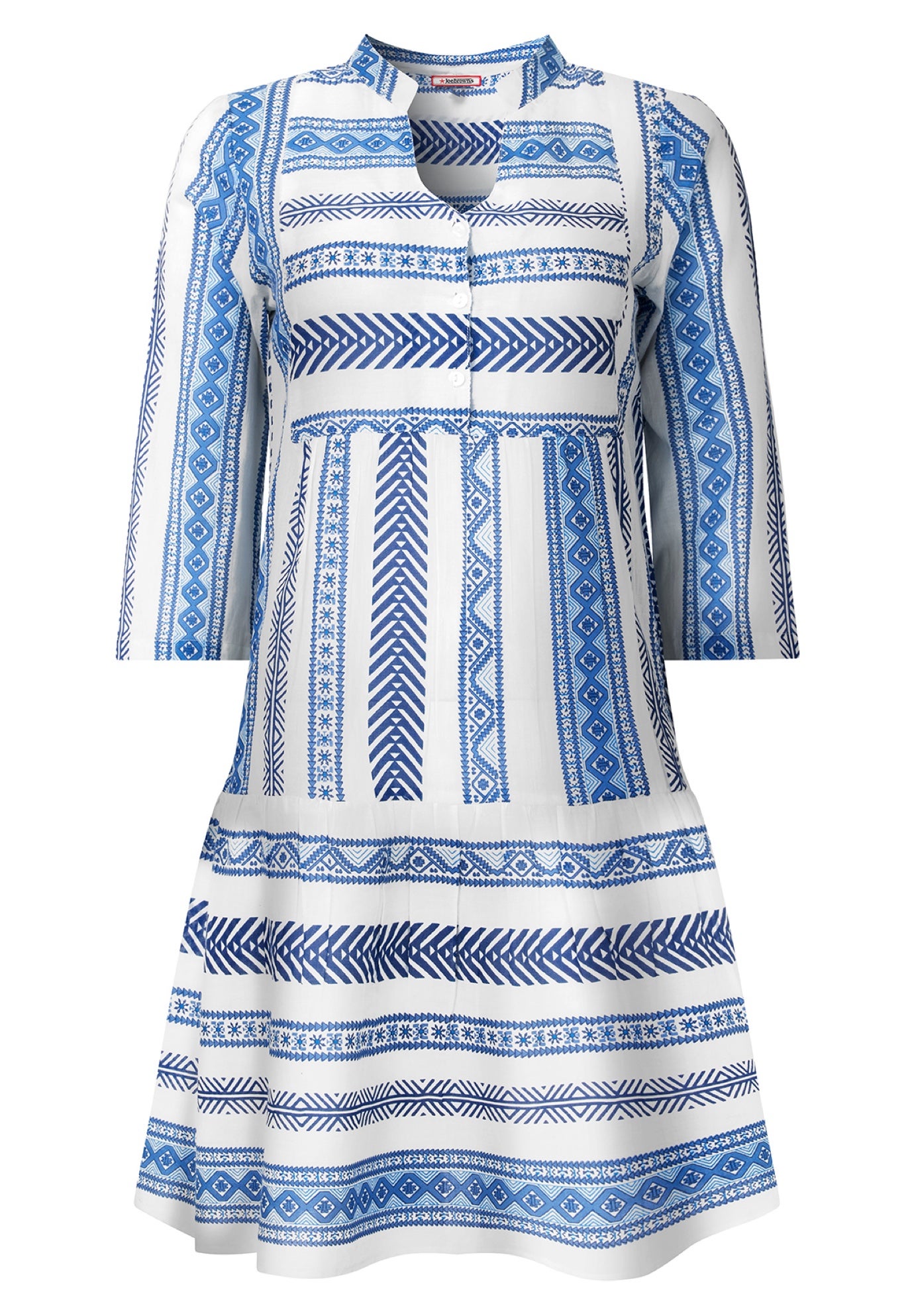 Ruffle Hem Cotton Tunic image number 2