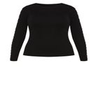 Cold Shoulder Full Length Sleeves Sweater image number 5
