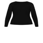 Cold Shoulder Full Length Sleeves Sweater image number 6