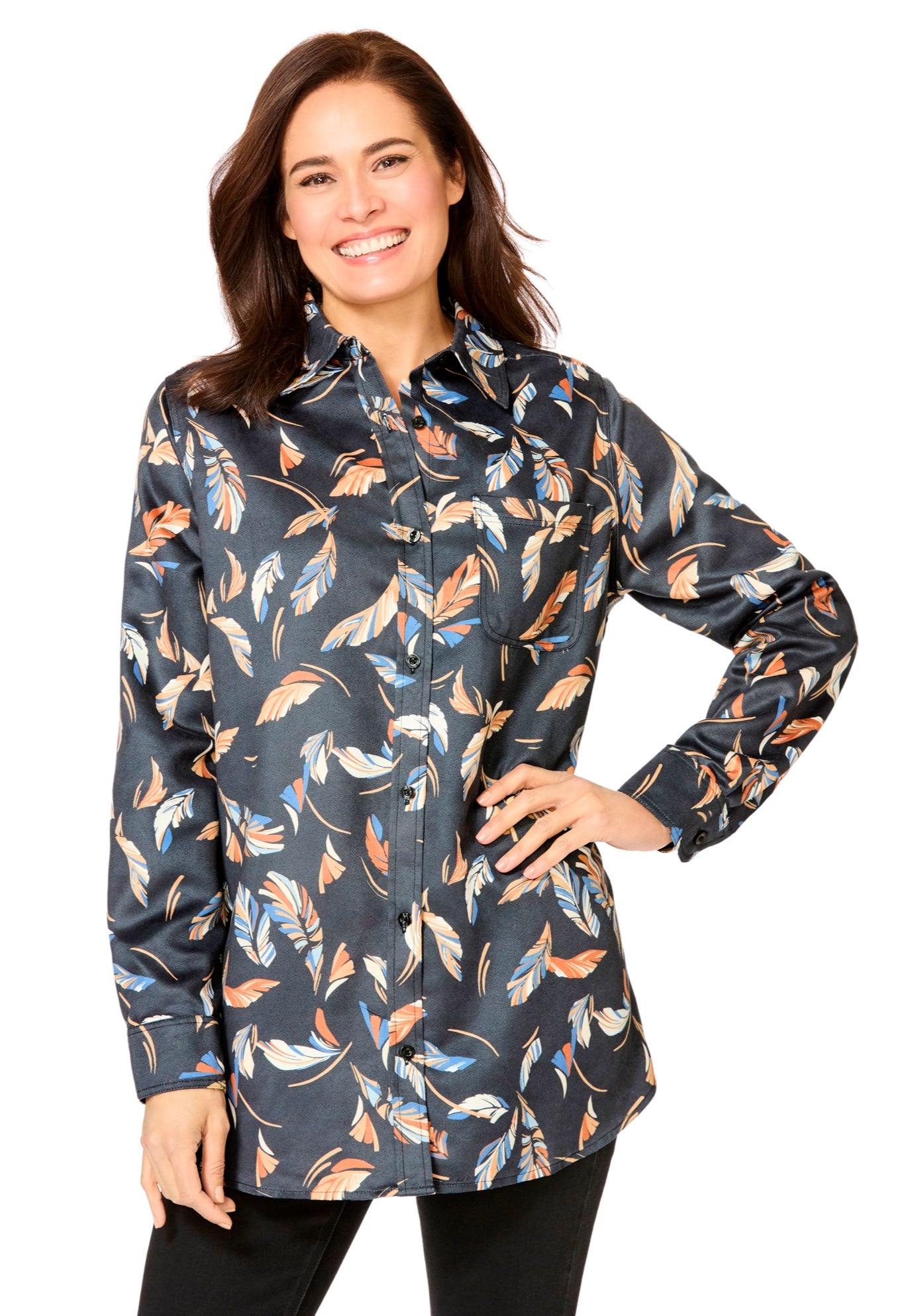 Soft Sueded Moleskin Shirt image number 0