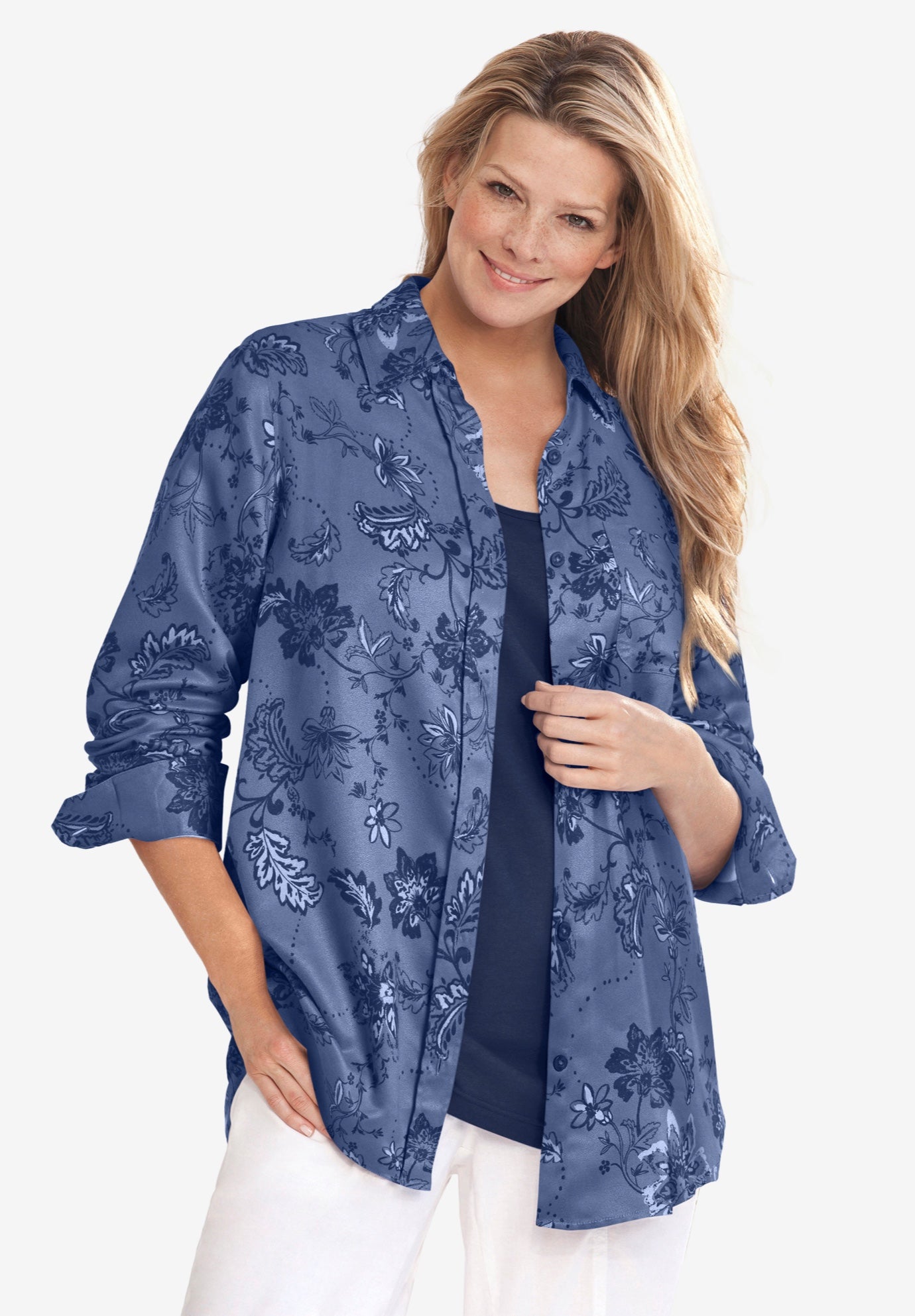 Soft Faux Suede Shirt image number 0