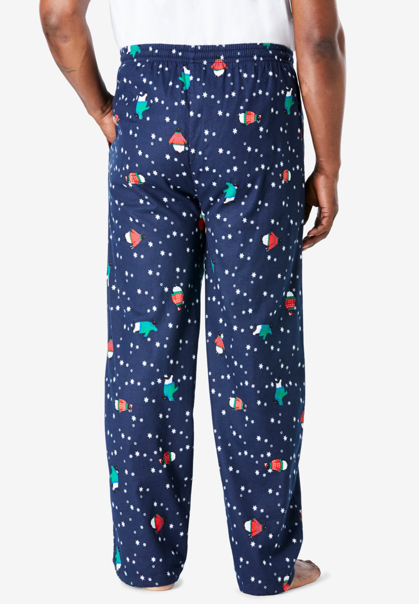 Novelty Print Flannel Pajama pants image number 3