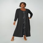 2-Piece Stretch Knit Duster Set image number null