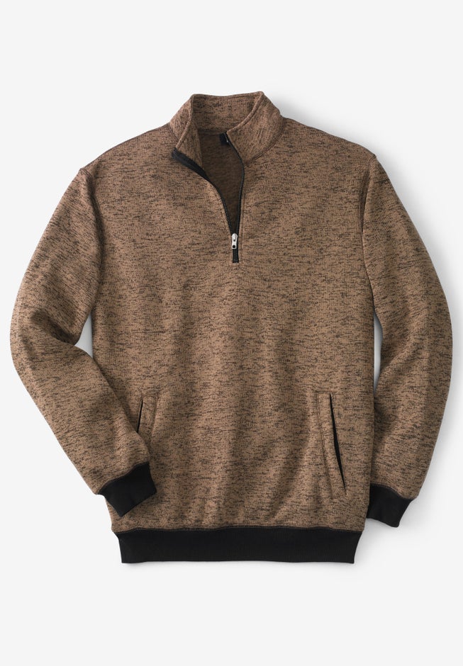 Quarter Zip Fleece Sweater image number 0