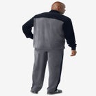 Colorblock Velour Tracksuit image number null