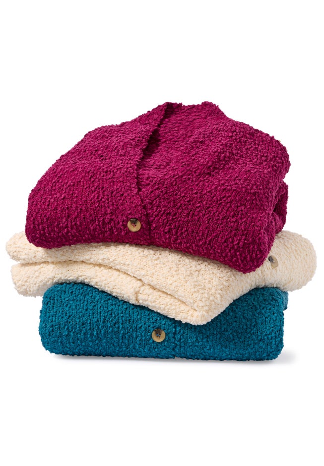 Cozy Boucle Cardigan image number 1