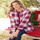 Plaid Double-Brushed Cotton Flannel Shirt image number 7