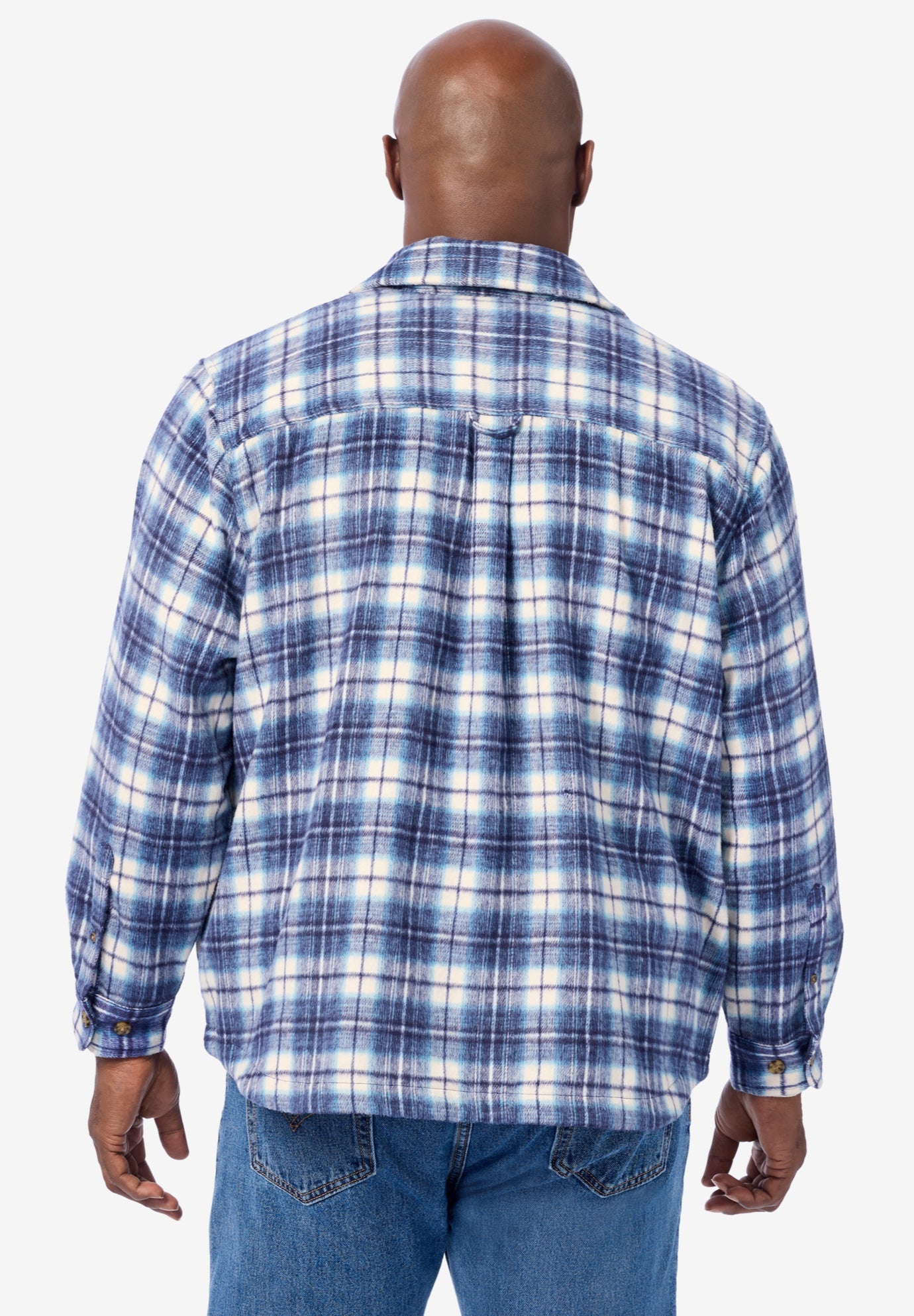 Brawny Zip Up Shirt Jacket image number 1