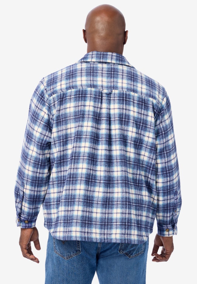 Brawny Zip Up Shirt Jacket image number 1