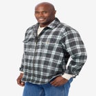Brawny Zip Up Shirt Jacket image number null