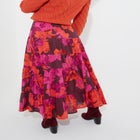Tiered Midi Skirt image number 1