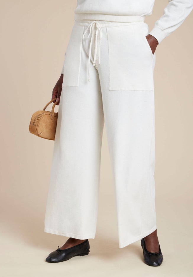 Drawstring Detail Sweater Pant image number 1