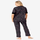 Printed Henley PJ Set image number null