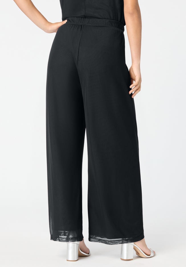 Mesh Overlay Pant image number 1