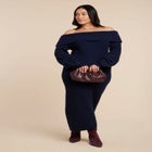 Slouchy Sweater Dress image number null