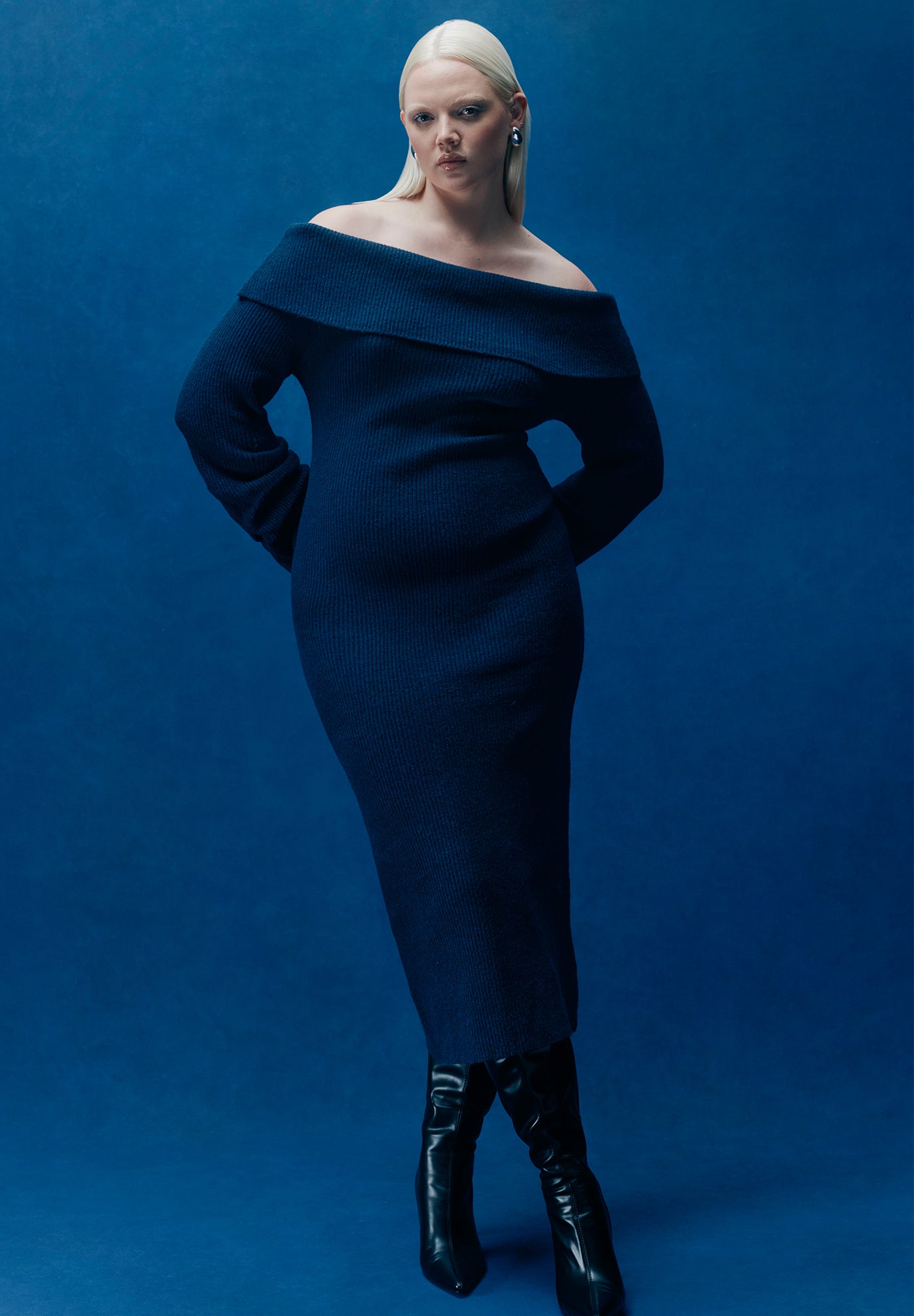 Slouchy Sweater Dress image number 0