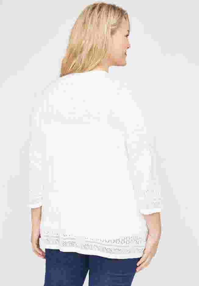 Embroidered Lace Cardigan image number 1