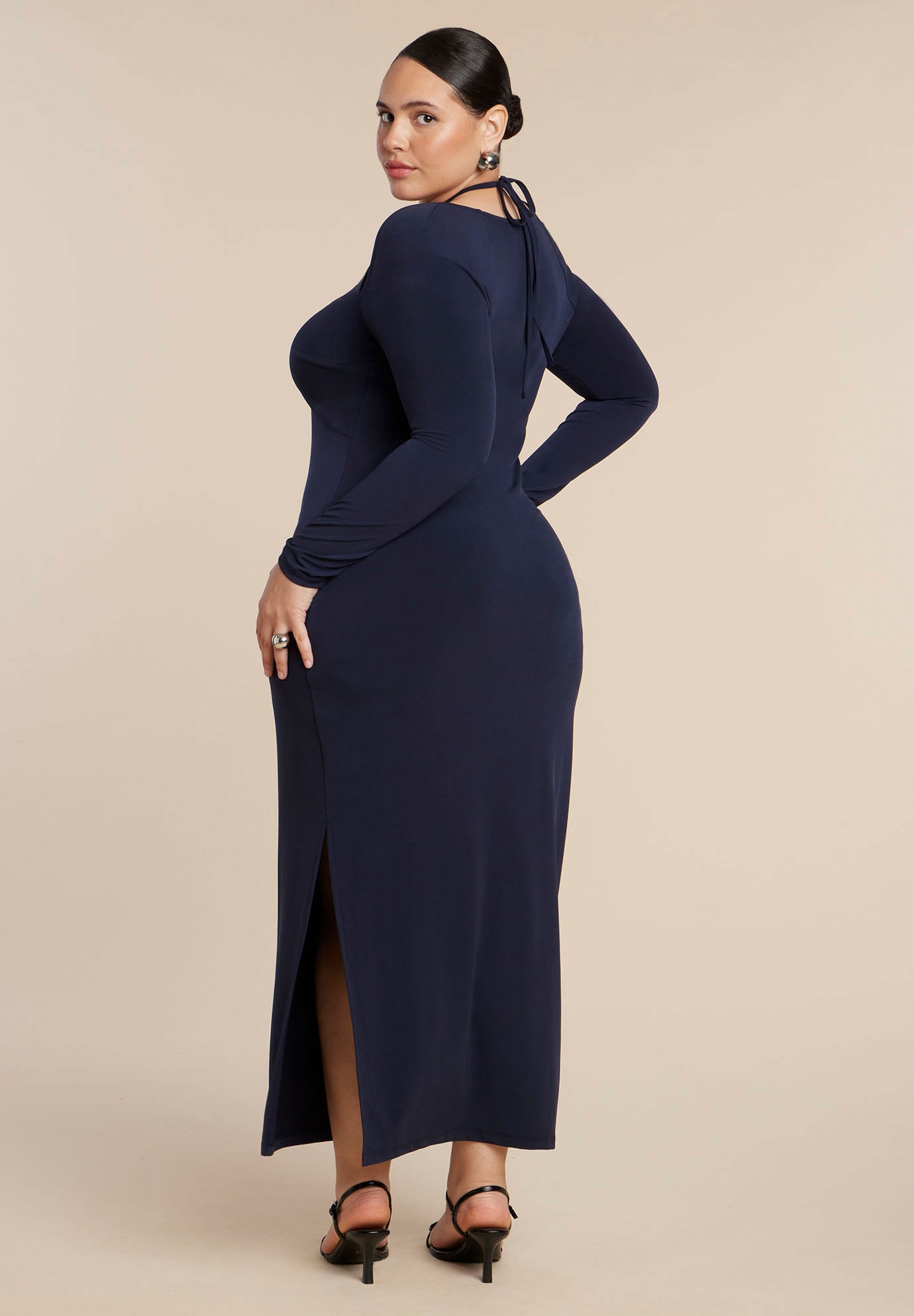 Keyhole Front Maxi Dress image number 1