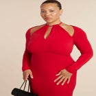 Keyhole Front Maxi Dress image number null