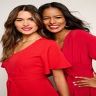 Plus Size Flutter Sleeve V-Neck Fit and Flare Bi-stretch Maxi Dress image number null