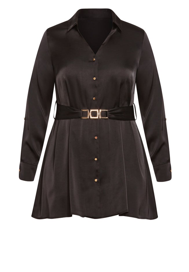 Eva Longline Gold Waist Belt Shirt image number 4
