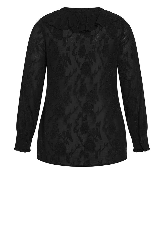 Blake Ruffle Neck Top image number 5