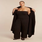 Sweater Ribbed Tube Top image number null