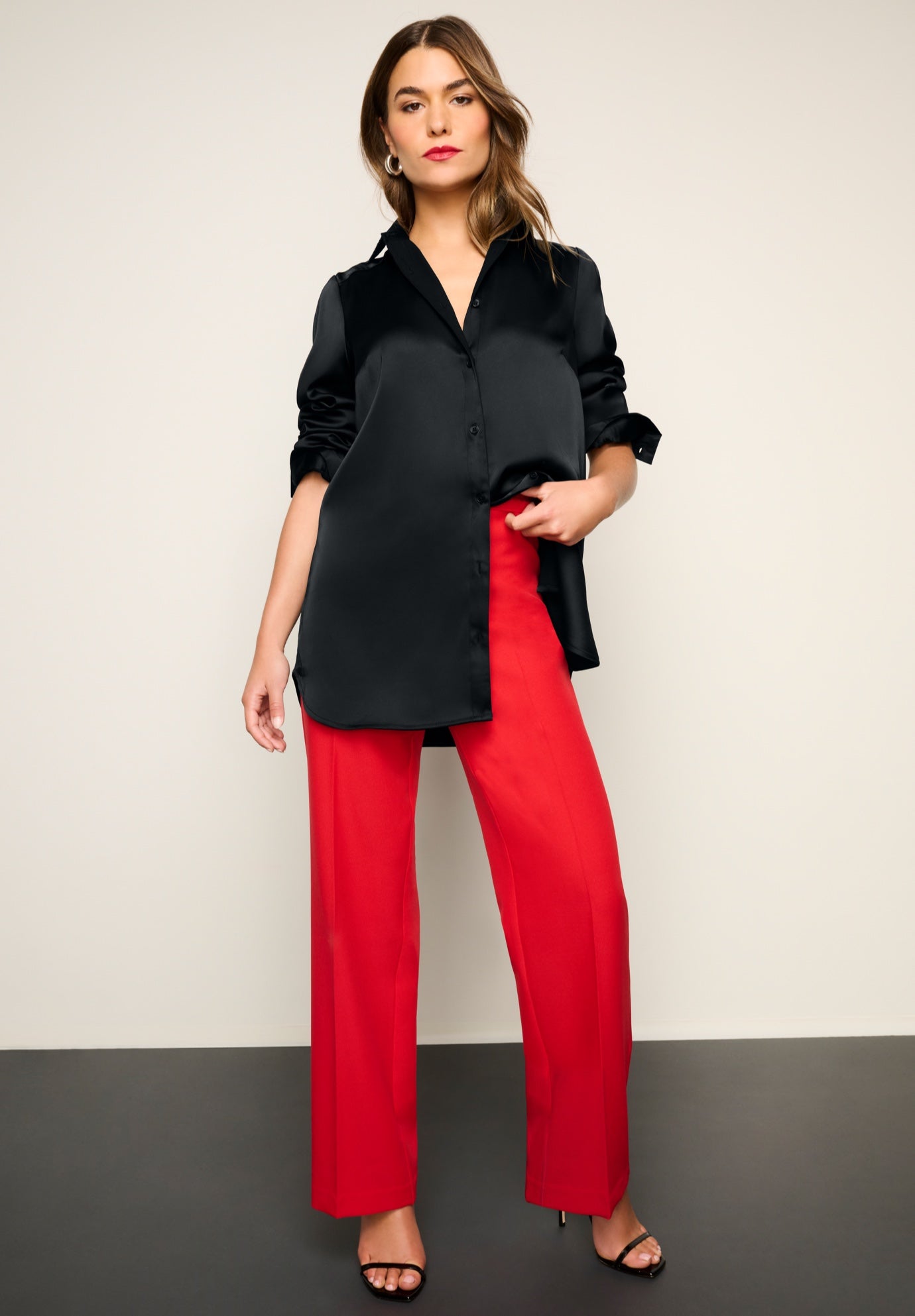 Kate Satin Blouse image number 4